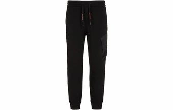 Брюки спортивные мужские ARMANI EXCHANGE однотонные с затяжкой и карманами | Китай.рф