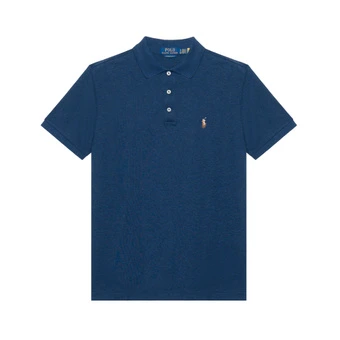 Поло рубашка Polo Ralph Lauren FW24 мужская синяя | Китай.рф