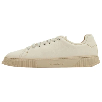 Кроссовки для скейтборда FERRAGAMO Low Top Skateboard Shoes Men's Beige | Китай.рф
