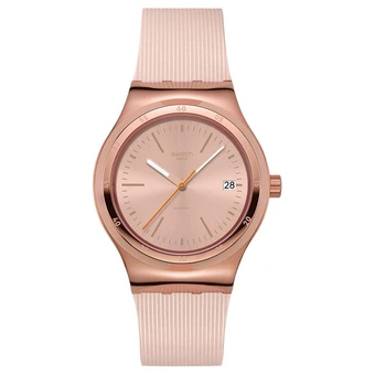 Часы SWATCH ESSENTIALS автоматические, женские и мужские, розовые | Китай.рф
