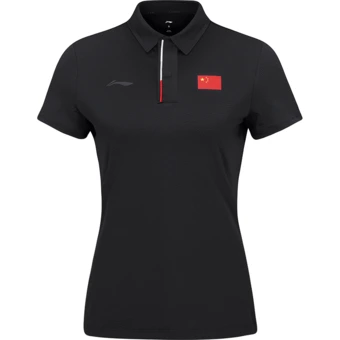 Женское поло Li Ning с длинным рукавом Deep Blue | Китай.рф