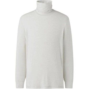 Футболка UNIQLO C Collection мужская светло-бежевая водолазка | Китай.рф