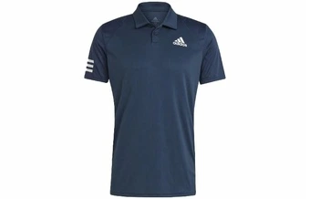 Мужское поло adidas Club 3STR теннисное, полированное, темно-синее | Китай.рф