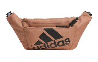 Поясная сумка adidas коричневая с логотипом | Китай.рф