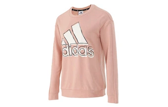 Худи adidas с принтом в винтажном стиле, женская, розово-бежевая | Китай.рф