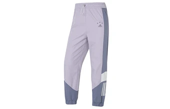 Брюки adidas спортивные женские фиолетовые трикотажные | Китай.рф