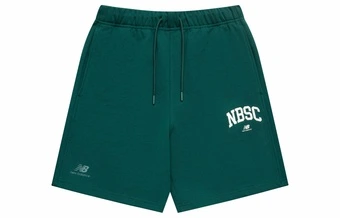 Шорты New Balance мужские ретро с вышитой надписью зеленые | Китай.рф
