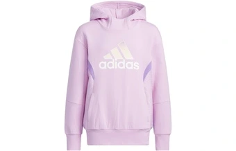 Детское худи adidas с капюшоном и принтом, фиолетовое | Китай.рф