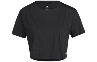 Футболка adidas SS21 Yoga с круглым вырезом, женская, черная | Китай.рф