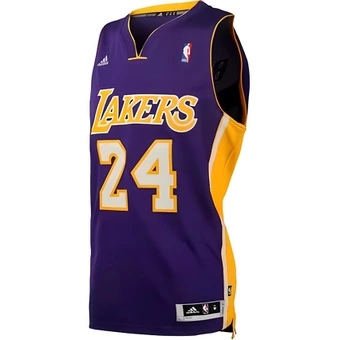Майка adidas x NBA Кобе Брайант Лейкерс №24 SW для фанатов, фиолетово-золотая | Китай.рф