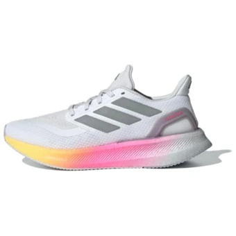 Кроссовки adidas PUREBOOST 5 беговые, низкие, женские, бело-серые | Китай.рф