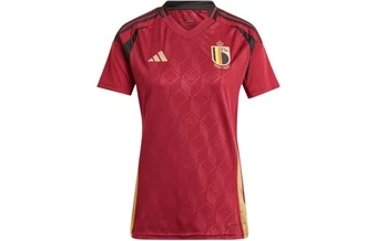 Футболка adidas BELGIUM 24 HOME JERSEY, красная, женская | Китай.рф