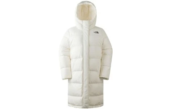 Пуховик женский The North Face утепленное длинное пальто белое | Китай.рф