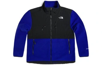 Куртка The North Face мужская уличная с принтом и множеством карманов, синяя | Китай.рф