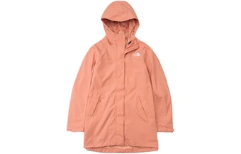 Куртка The North Face женская розовая с капюшоном водонепроницаемая | Китай.рф