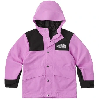 Куртка детская The North Face ветрозащитная огненно-розовая | Китай.рф