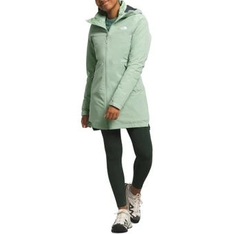 Куртка The North Face женская с капюшоном на молнии, зеленая | Китай.рф