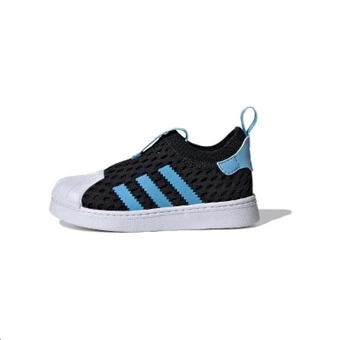 Кроссовки adidas originals SUPERSTAR 360 для малышей, черно-сине-белые | Китай.рф