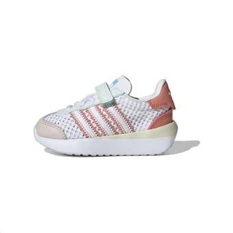 Пинетки adidas Originals COUNTRY XLG для малышей, бело-коричнево-фиолетовые | Китай.рф