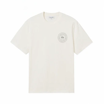 Футболка LACOSTE SS25 белая | Китай.рф
