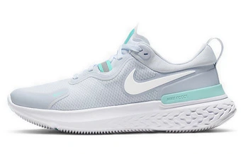 Кроссовки Nike React Miler 1 женские для бега, серо-зеленые | Китай.рф