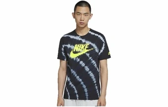 Футболка Nike с принтом черная мужская спортивная | Китай.рф