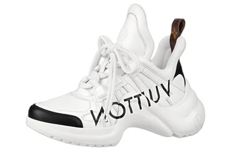 Кроссовки LOUIS VUITTON Archlight из кожи, женские, белые | Китай.рф