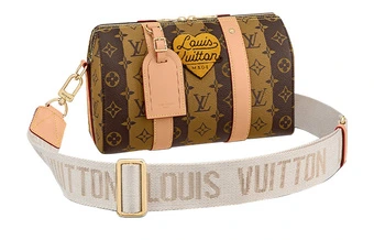 Сумка LOUIS VUITTON x NIGO с принтом «Сердце» мужская коричневая | Китай.рф