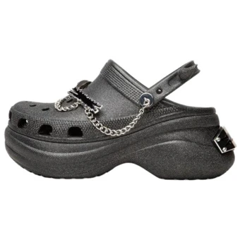 Клоги Crocs x LE SSERAFIM женские черные | Китай.рф