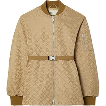 Куртка TORY BURCH T Monogram FW25 женская с отложным воротником | Китай.рф