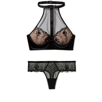 Комплект нижнего белья Victoria's Secret с сетчатой подвеской и стрингами | Китай.рф