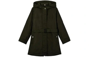 Burberry Пальто женское темно-оливковое | Китай.рф