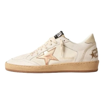 Кроссовки Golden Goose Ball Star из кожи и канвы с состаренным эффектом | Китай.рф