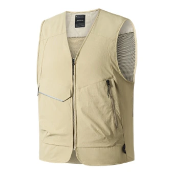 Жилет ANTA Unisex Plain Khaki Collarless Thin Workwear | Китай.рф