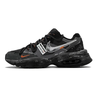 Кроссовки Nike Air Max Fusion мужские беговые черно-оранжевые | Китай.рф