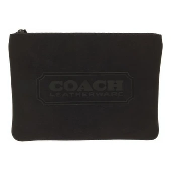 Клатч COACH Tech Wallet на молнии, кожаный, мужской, черный | Китай.рф