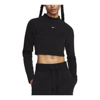 Футболка Nike для женщин, чёрная, с полувысоким воротником | Китай.рф