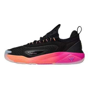 Кроссовки Under Armour Project Rock 7 мужские черно-розовые | Китай.рф