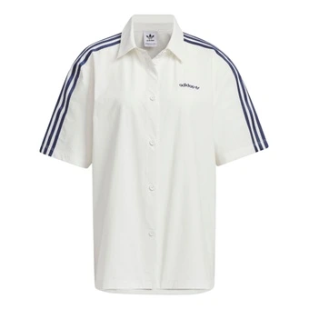 Рубашка Adidas Originals с принтом женская белая | Китай.рф