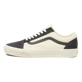 Кроссовки Vans Old Skool чёрно-бежевые | Китай.рф
