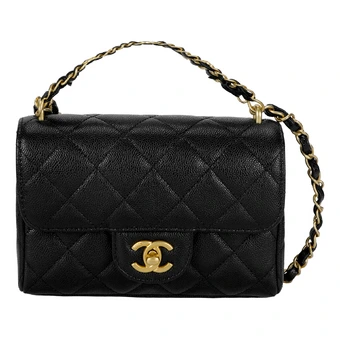Мини сумка через плечо CHANEL Classic Flap из зернистой кожи | Китай.рф