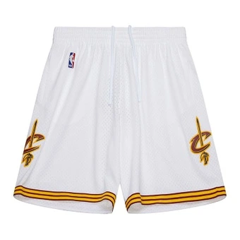 Баскетбольные шорты Mitchell Ness x NBA Cleveland Cavaliers белые | Китай.рф