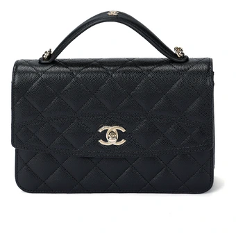 Сумка CHANEL Caviar Cow Leather Gold Metal Shoulder Bag | Китай.рф