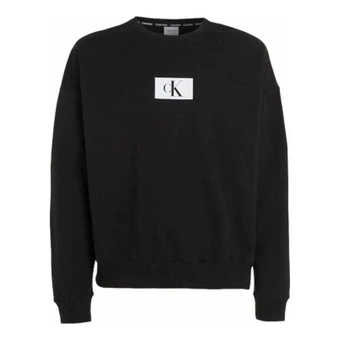 CALVIN KLEIN Мужской Оверсайз Свитшот с Принтом - Черный | Китай.рф