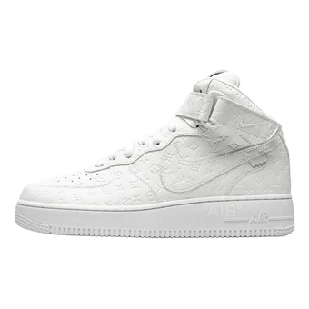 Кроссовки Nike x Louis Vuitton Mid White мужские, белые | Китай.рф
