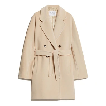 Пальто MaxMara женское миди с двубортной застежкой | Китай.рф