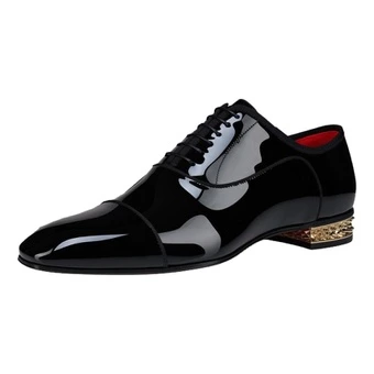 Туфли под платье Christian Louboutin Greggyrocks из черной телячьей кожи | Китай.рф