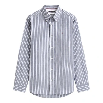Рубашка Tommy Hilfiger мужская с полосатым принтом | Китай.рф