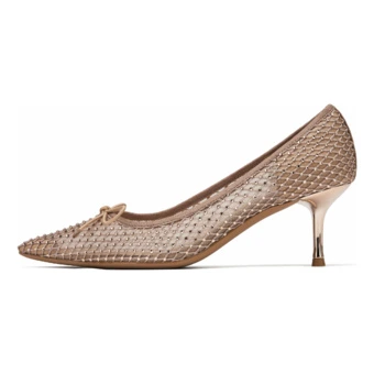 Туфли на каблуках 73Hours Sweet Flavor Fabric Slim Heel на каблуке 6,5 см | Китай.рф