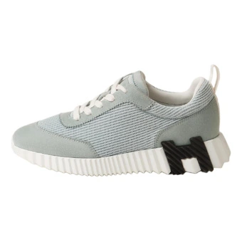 Кроссовки HERMES Bouncing Low Top Casual Shoes 4cm Women's Gray | Китай.рф